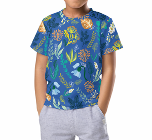 Bright in blue Kids T-shirt