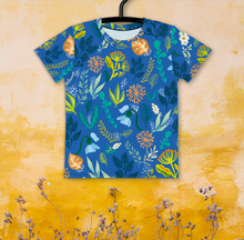 Load image into Gallery viewer, Bright in blue Kids T-shirt
