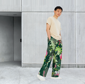 Tropical unisex wide-leg Trousers