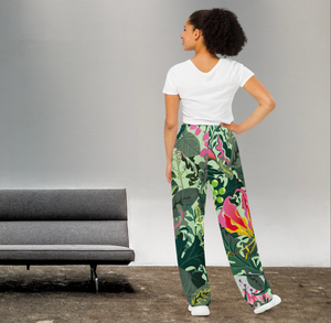 Tropical unisex wide-leg Trousers