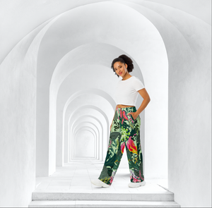 Tropical unisex wide-leg Trousers