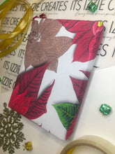 Load image into Gallery viewer, Poinsettia Christmas wrapping paper (A3, pack of 10 sheets)
