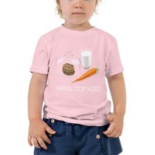 Load image into Gallery viewer, SANTA STOP HERE Toddler Short Sleeve Tee
